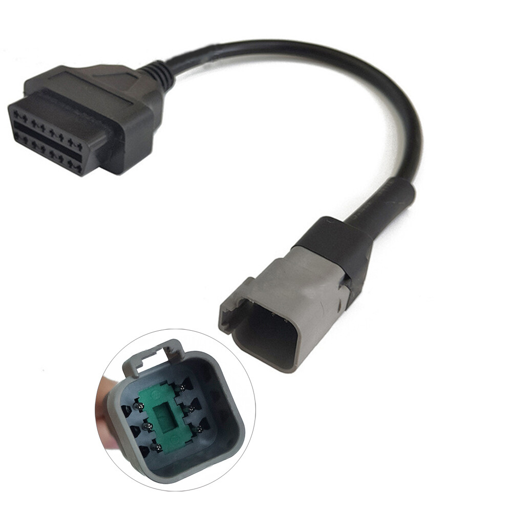 6 Pin to OBD2 Female Diagnostic Cable Adapter For BRP ATV UTV Motorcycle