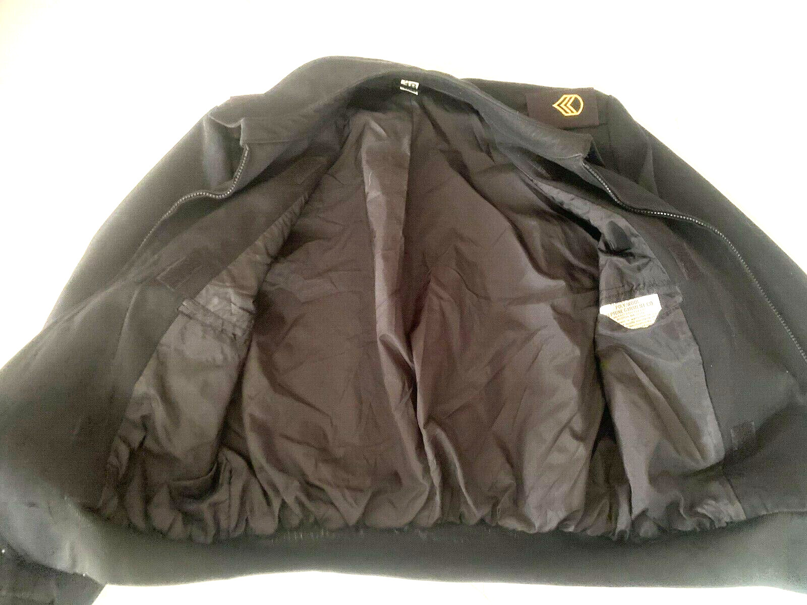 US Military Black Enlisted Poly/Wool Female Coat Jacket without Liner 18 Long