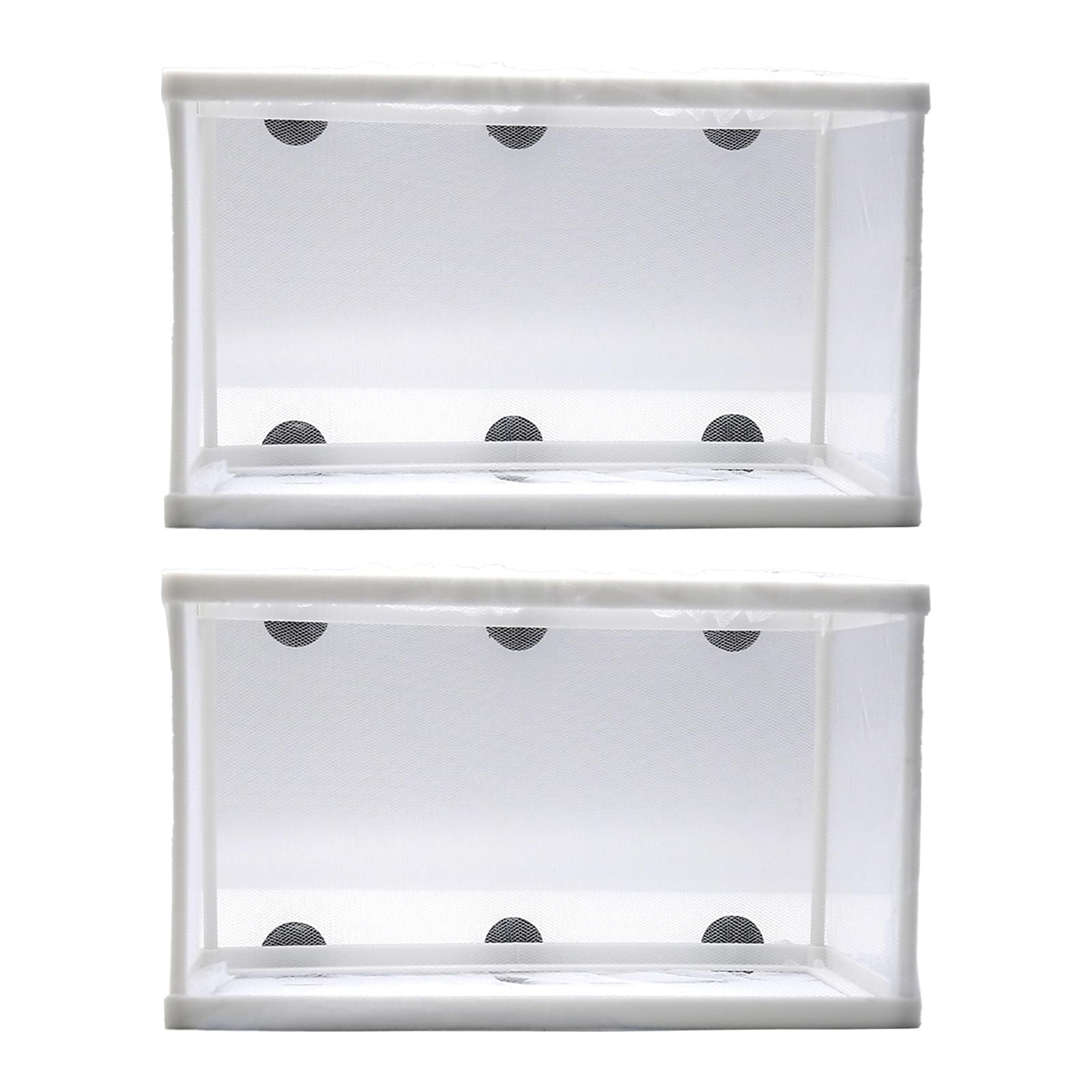 2 PCS Fish Tank Breeder Net Isolation Hatching Box Plastic Separation