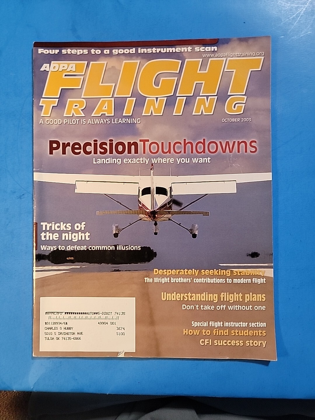 Flight Training Magazine Oct 2003