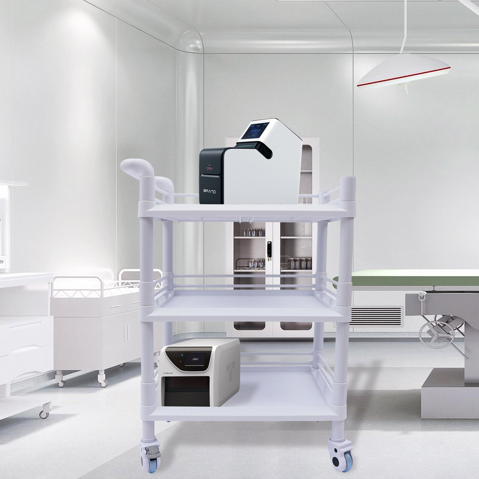 Salon Trolley Esthetician Utility Cart Facial Rolling Storage Beauty Spa Station