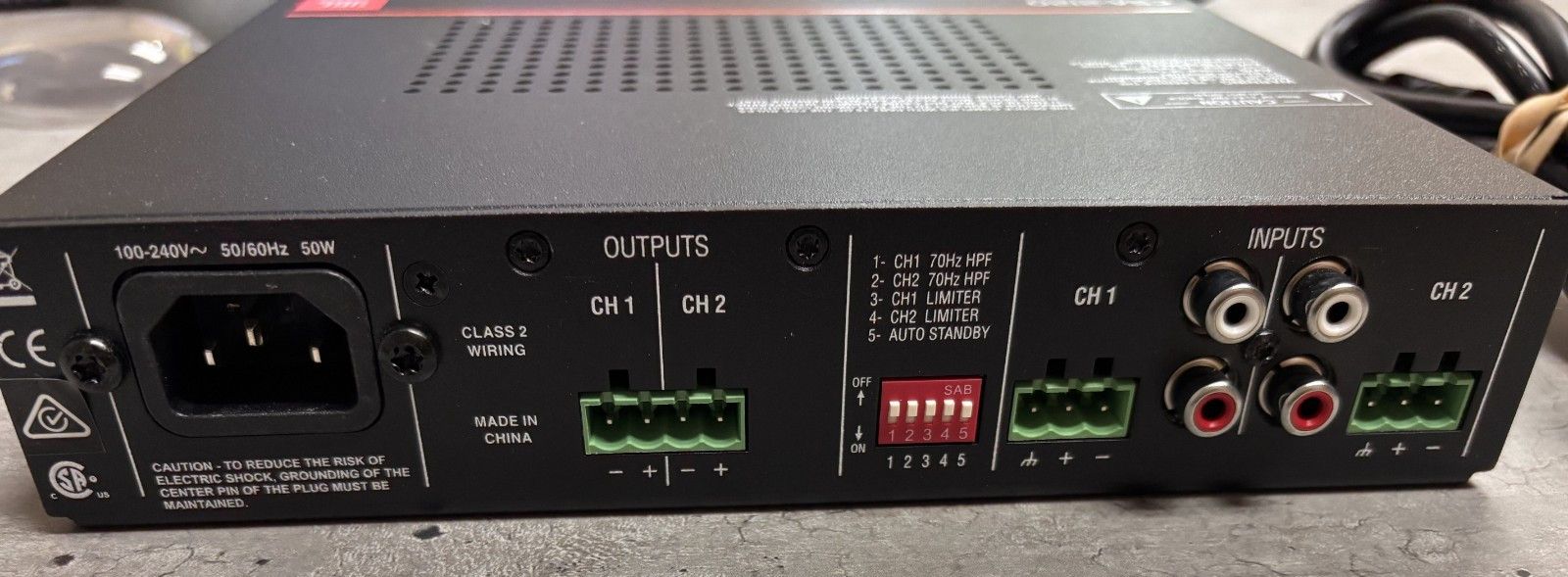 JBL CSA-2120 120W Power Amplifier - 2 Channel