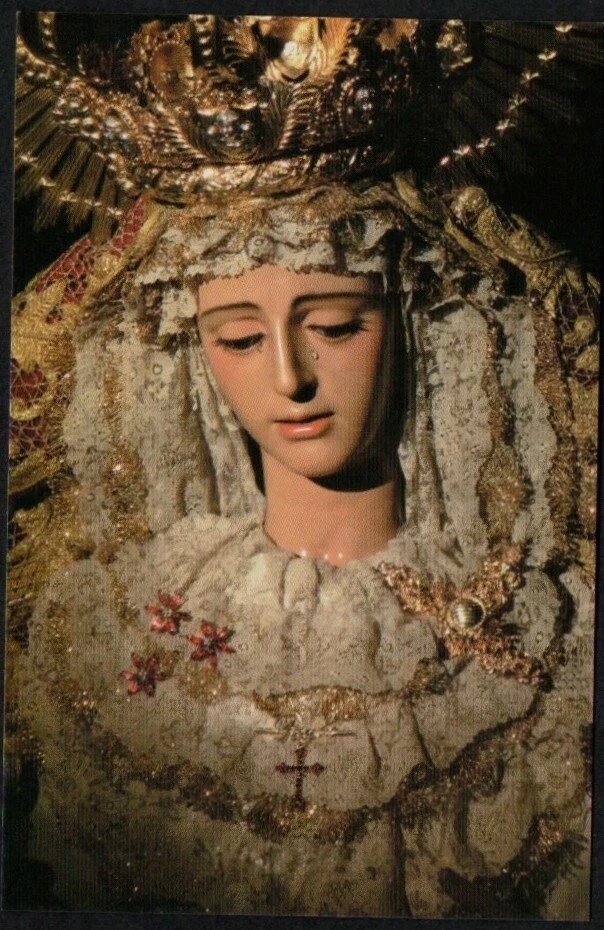 Holy card de la Virgin Dolorosa santino image pieuses estampa