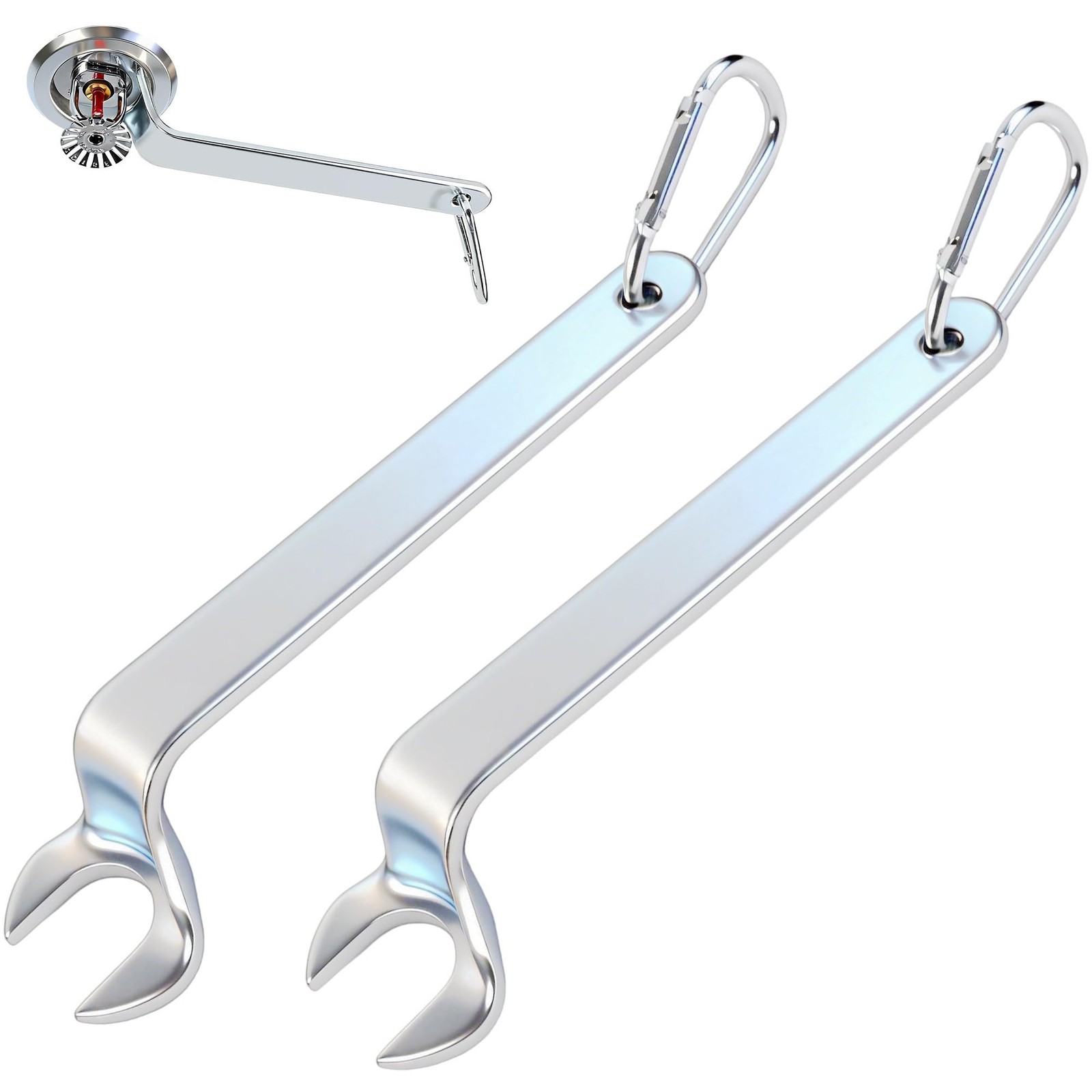 2 Pack Universal Fire Sprinkler Head Wrench 1/2" SemiRecessed Concealed