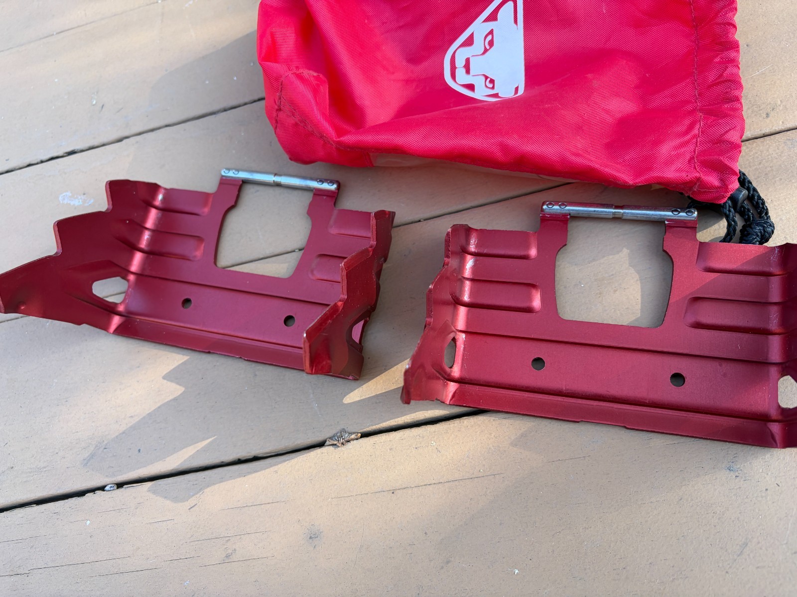 Dyanafit Ski 120mm Crampons - Red-w/bag