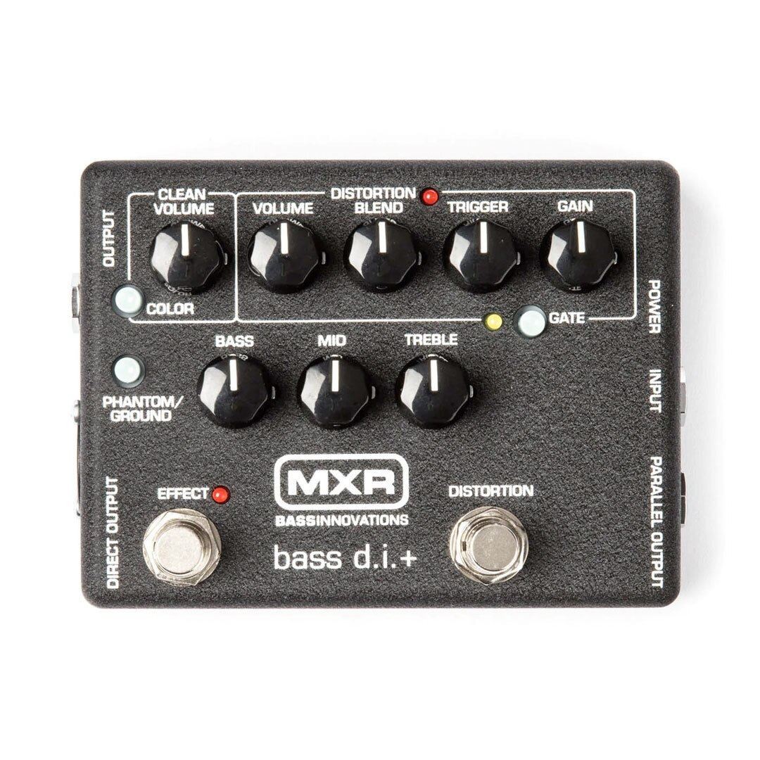 MXR M80 Bass DI+ Preamp Direct Box Pedal with Distortion and 3-Band EQ
