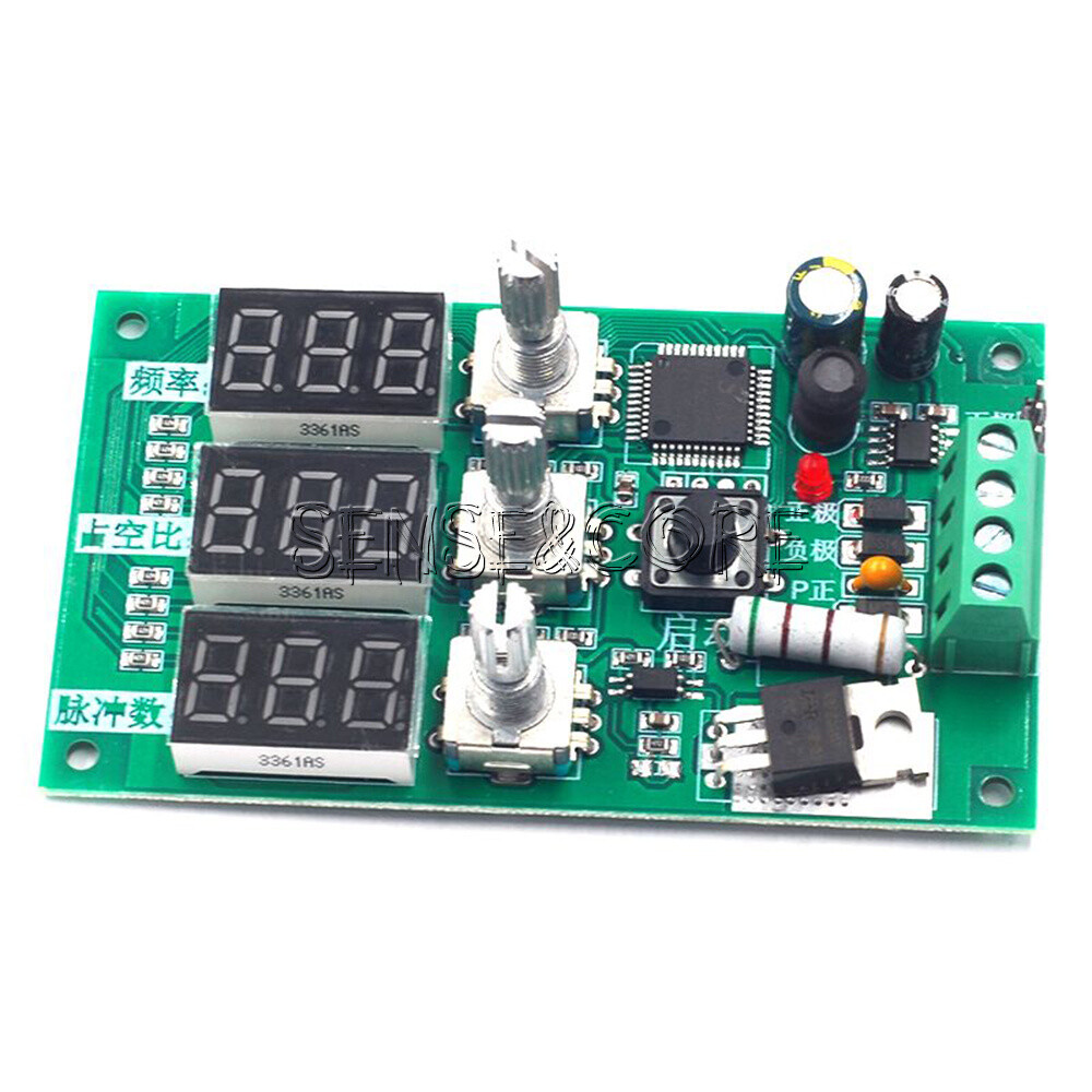 Adjust PWM Pulse Frequency Duty Cycle Dimming Speed Control Module Square Wave-
