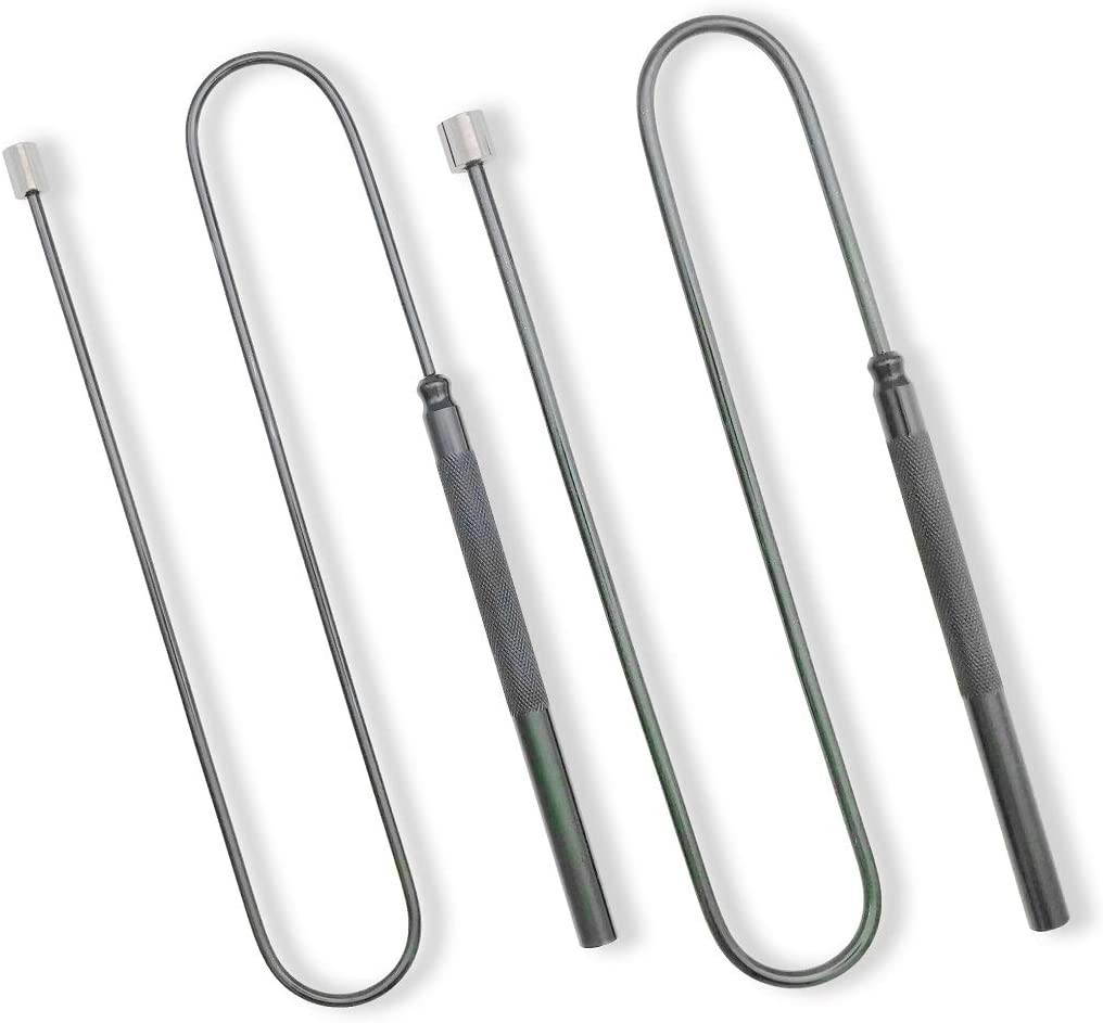 Flexible Magnetic Pickup Tool Set, 2LB & 5LB, 26" Bendable Extension Magnetic