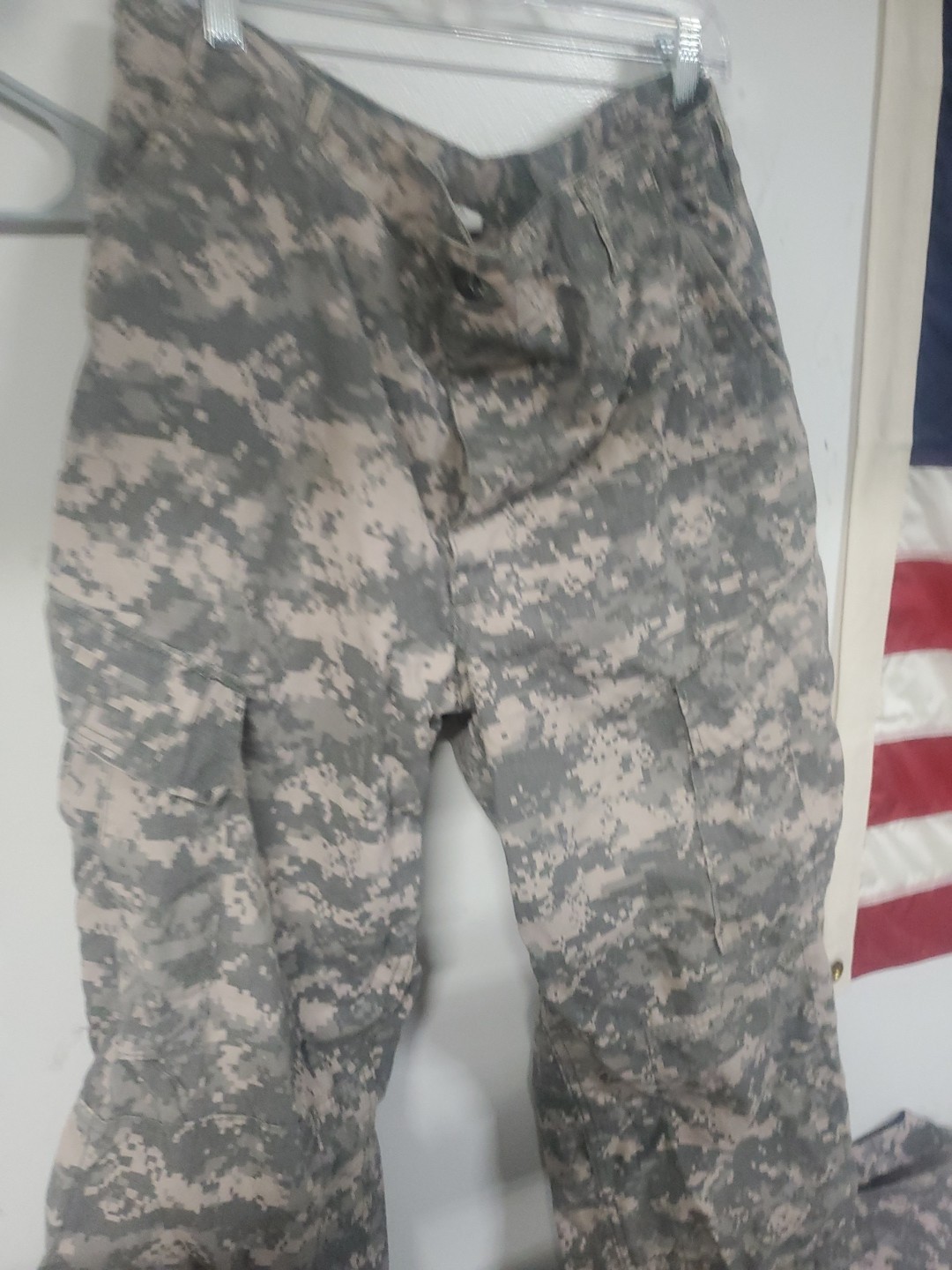 ACU Pants Trousers Large Long USGI Digita Cotton/Nylon Ripstop Army Fracu