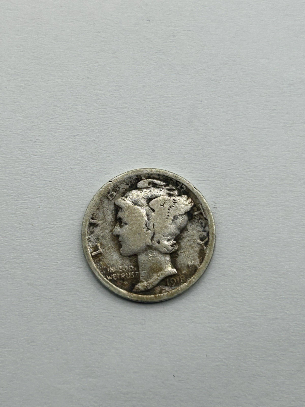 1918 Mercury Dime VG