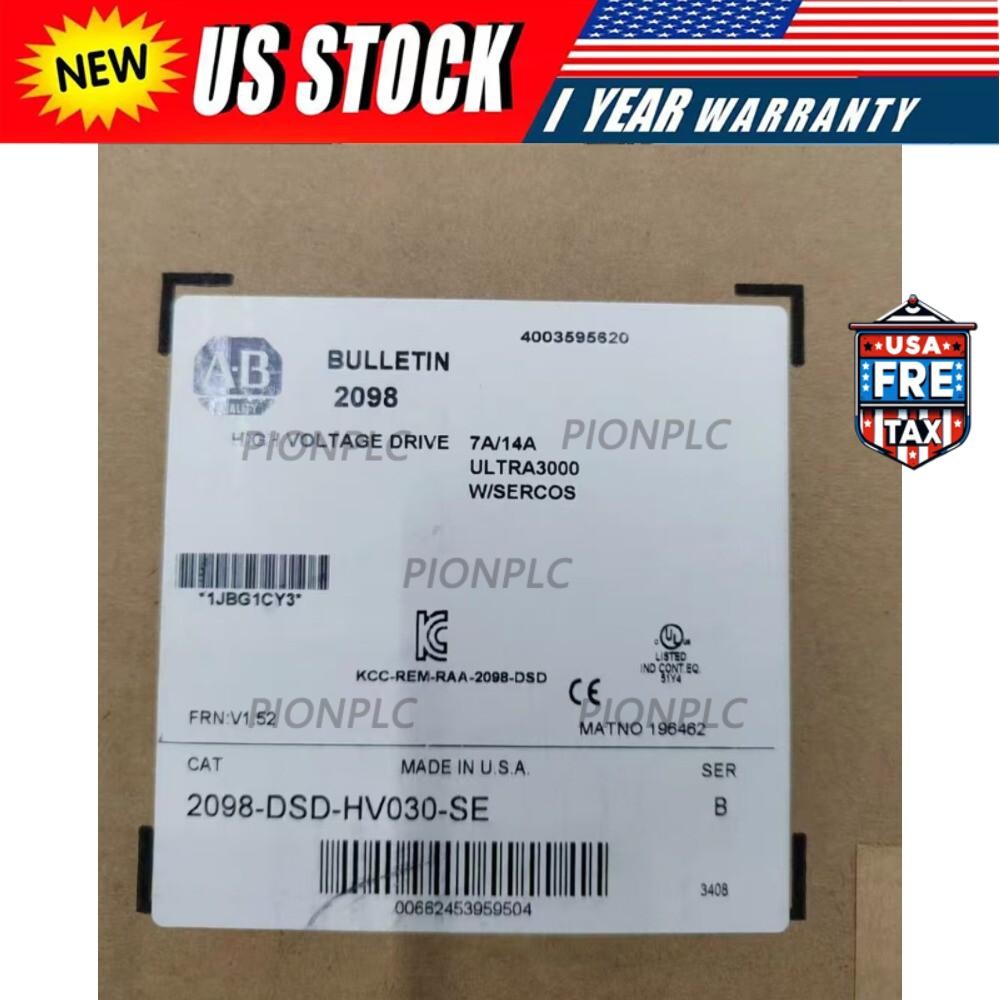 NEW AB 2098-DSD-HV030-SE Ultra3000 Servo Drive 2098DSDHV030SE US Free Tax