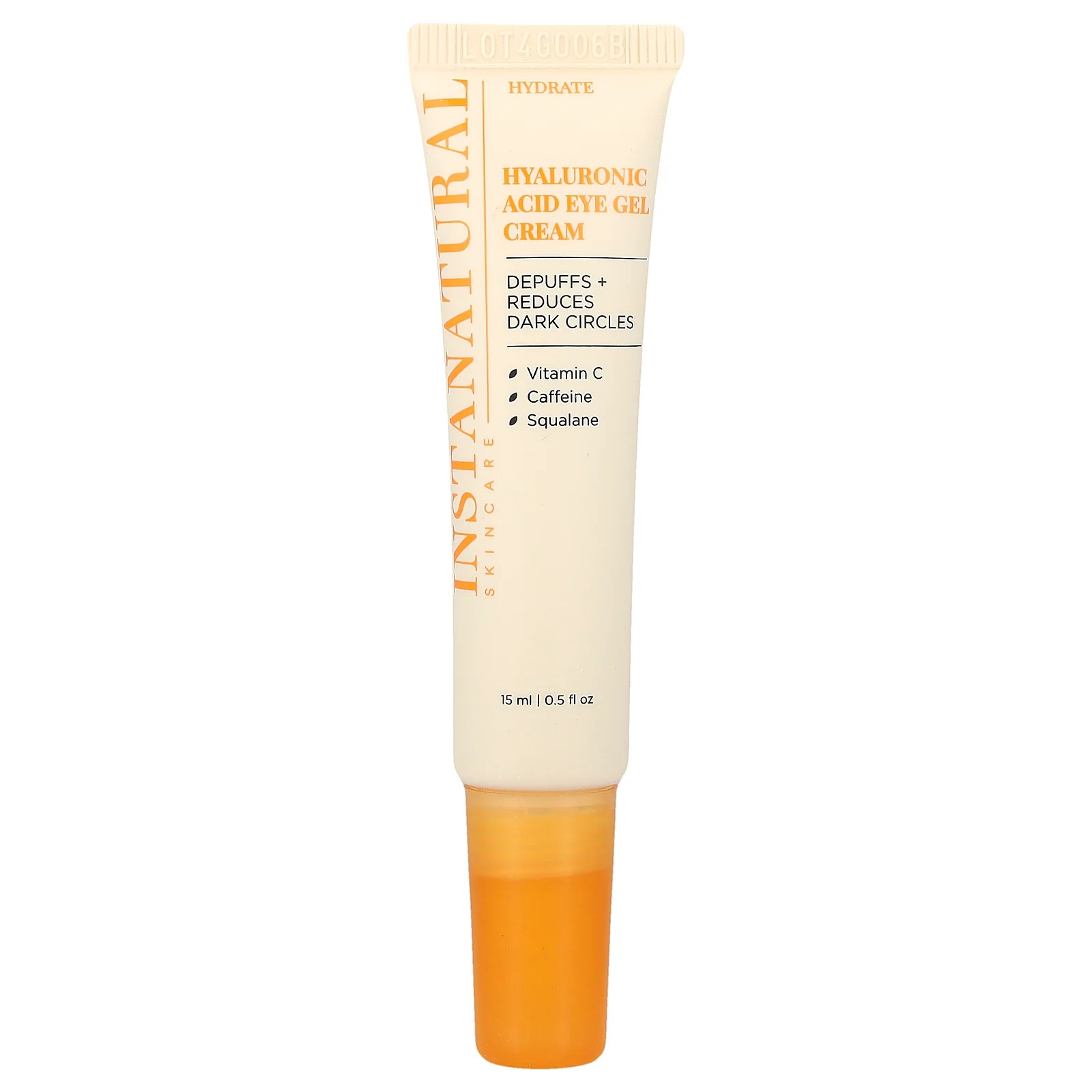 Hyaluronic Acid Eye Gel Cream, 0.5 fl oz (15 ml)