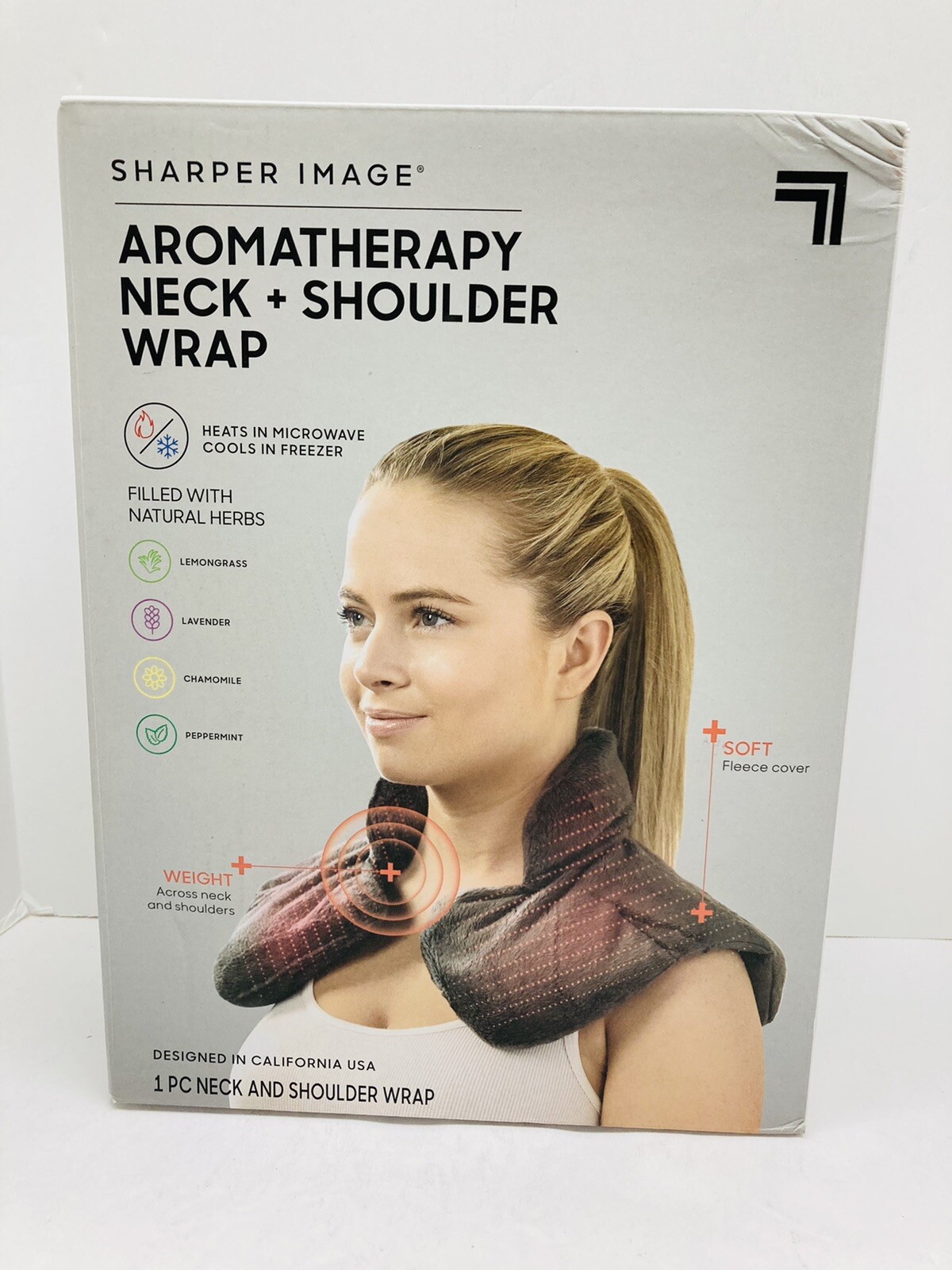 Sharper Image Aromatherapy Neck + Shoulder Wrap