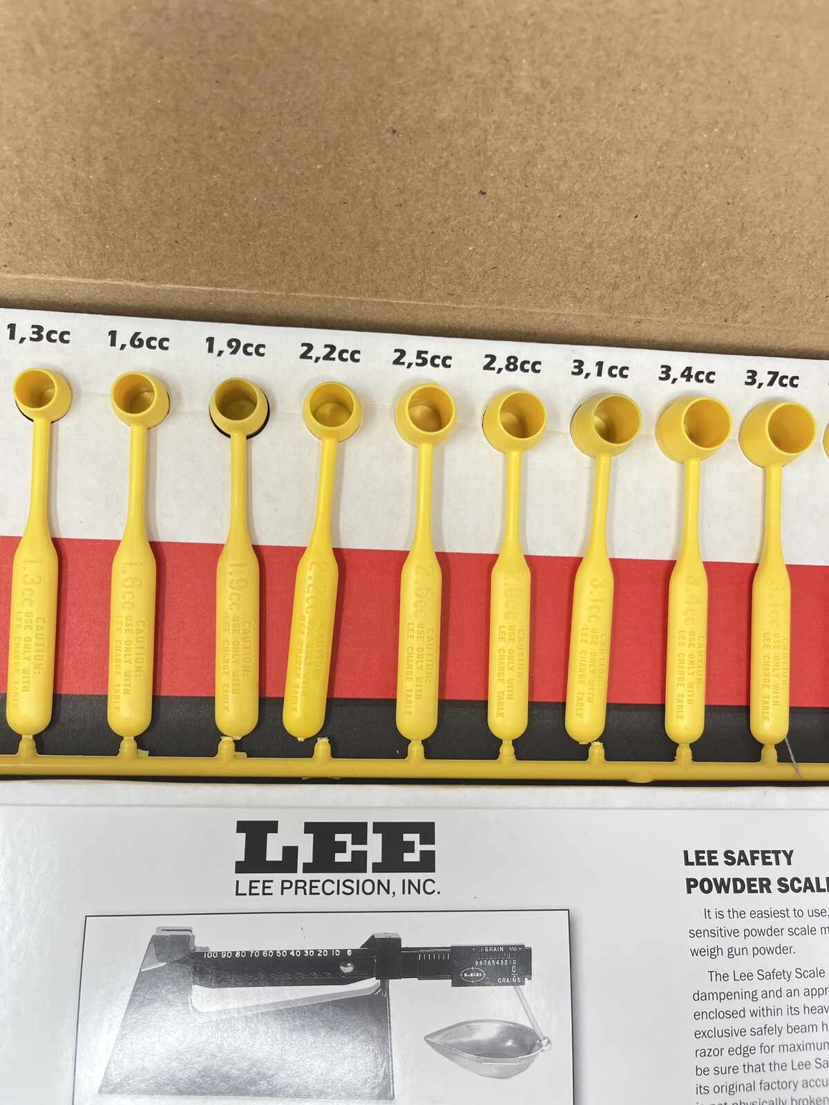 LEE Precision Improved Powder Measure Kit Dipper 90100 Reloading