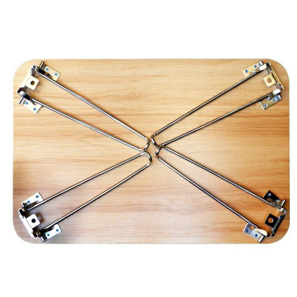 4 Pcs 28" Solid Iron Bar Folding Metal Table Desk Hairpin Legs with Screw Sturdy