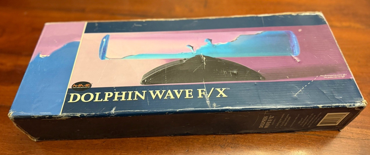 Vtg MME Dolphin Wave F/X Motorized Ocean Machine Model 4861 With Box Tested