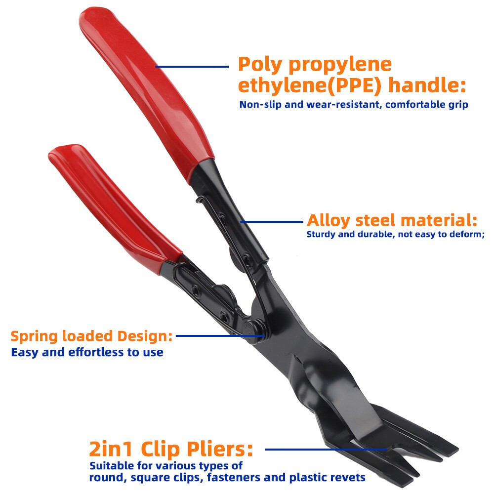 Car Trim Removal Tool Upholstery Interior Clip Dash Fastener Remover Disassembly