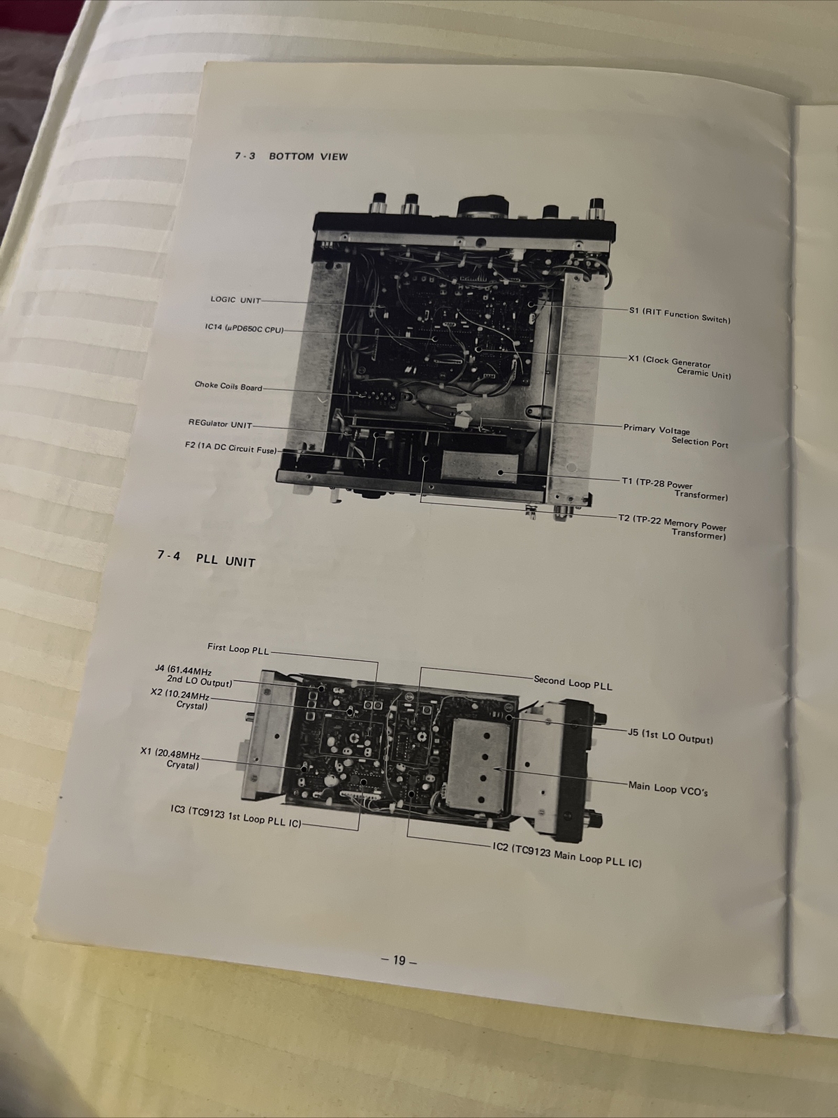 ICOM IC-R70 INSTRUCTION MANUAL ORIGINAL