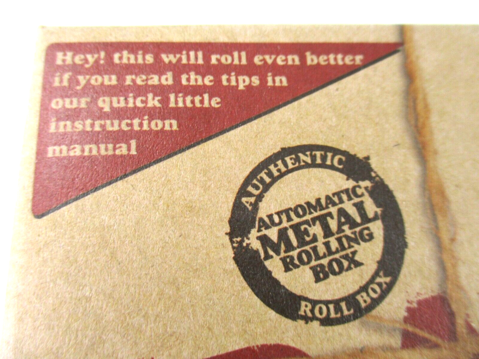 RAW 79mm Adjustable Automatic Cigarette Rolling Box w/ instructions