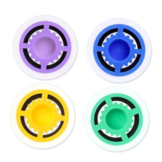 4 Pcs Shower Head Flow Restrictor, 1.2/1.5/1.8/2.0 GPM Shower Head Water Saver