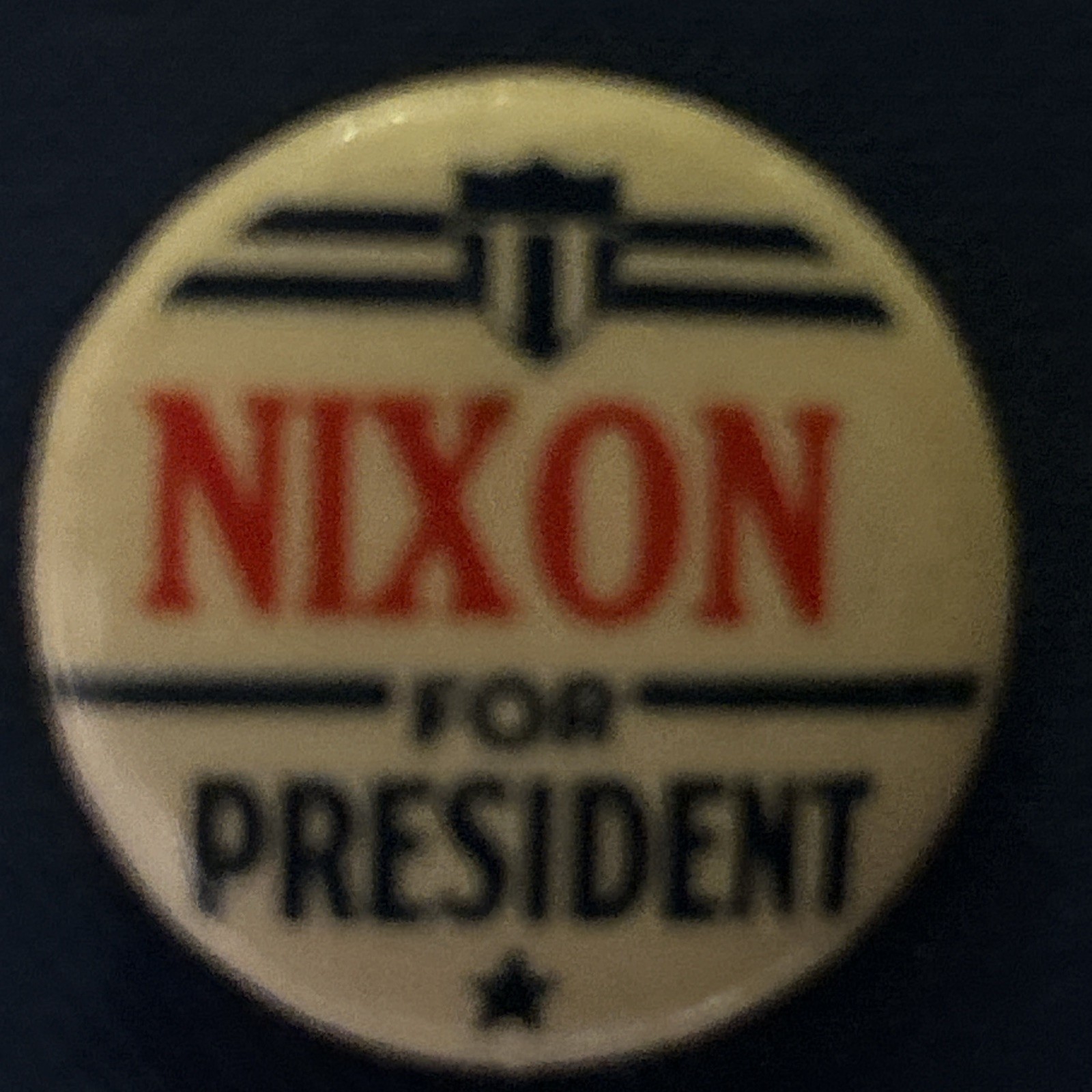 Nixon For President  7/8” pinback button pin