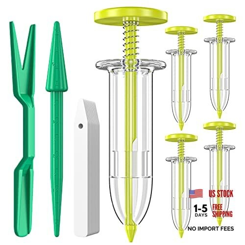 17 Pack Seed Planter Tool, Hand Seeder, Mini Sowing Seed Dispenser Sower,