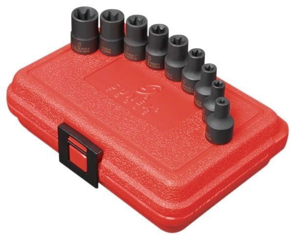 Sunex 9pc 3/8" External Star Impact Sockets Bits Set Tools Drive NEW 3670SE