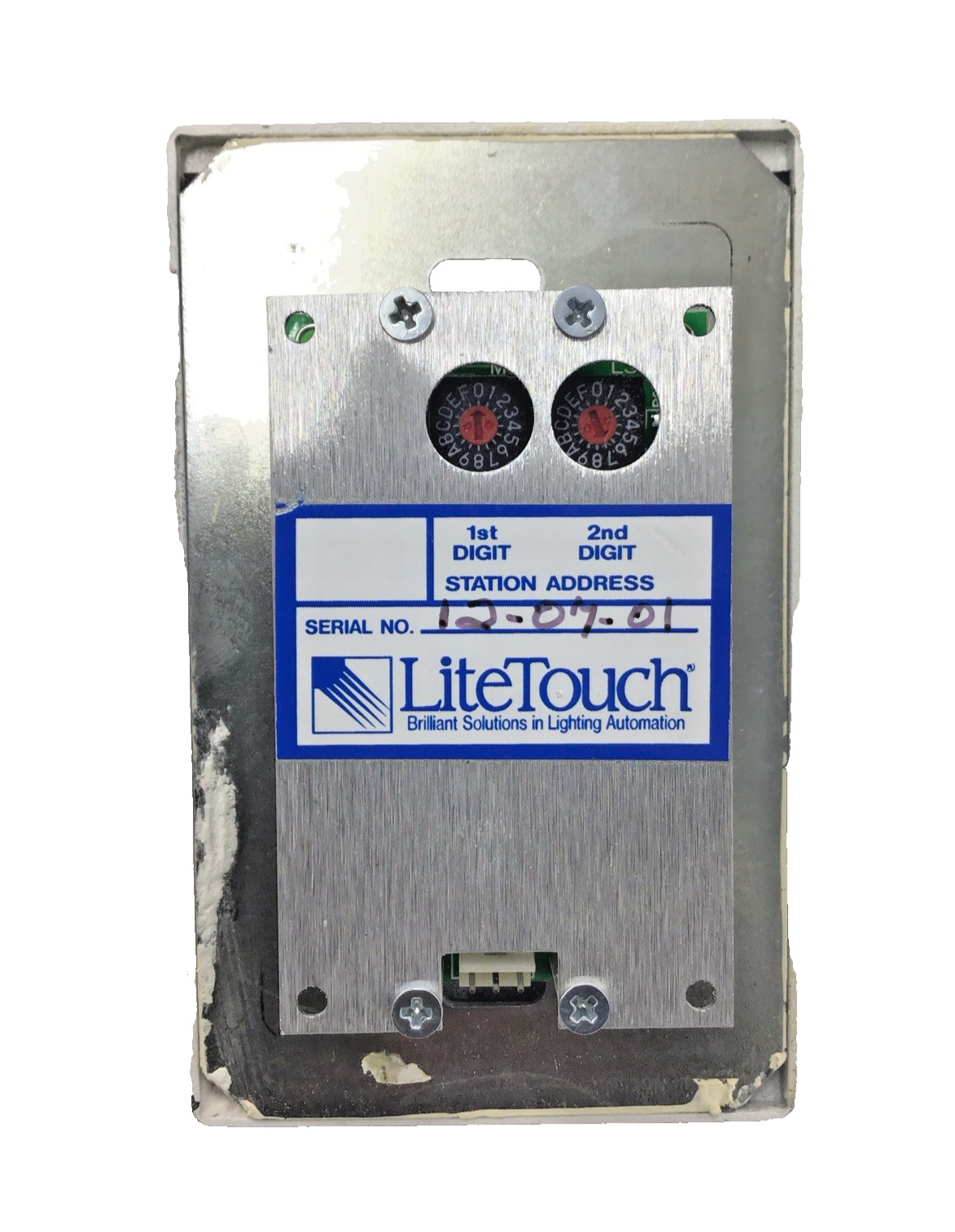 LiteTouch/Savant 2-Square Button Keypad Dimmer (White)