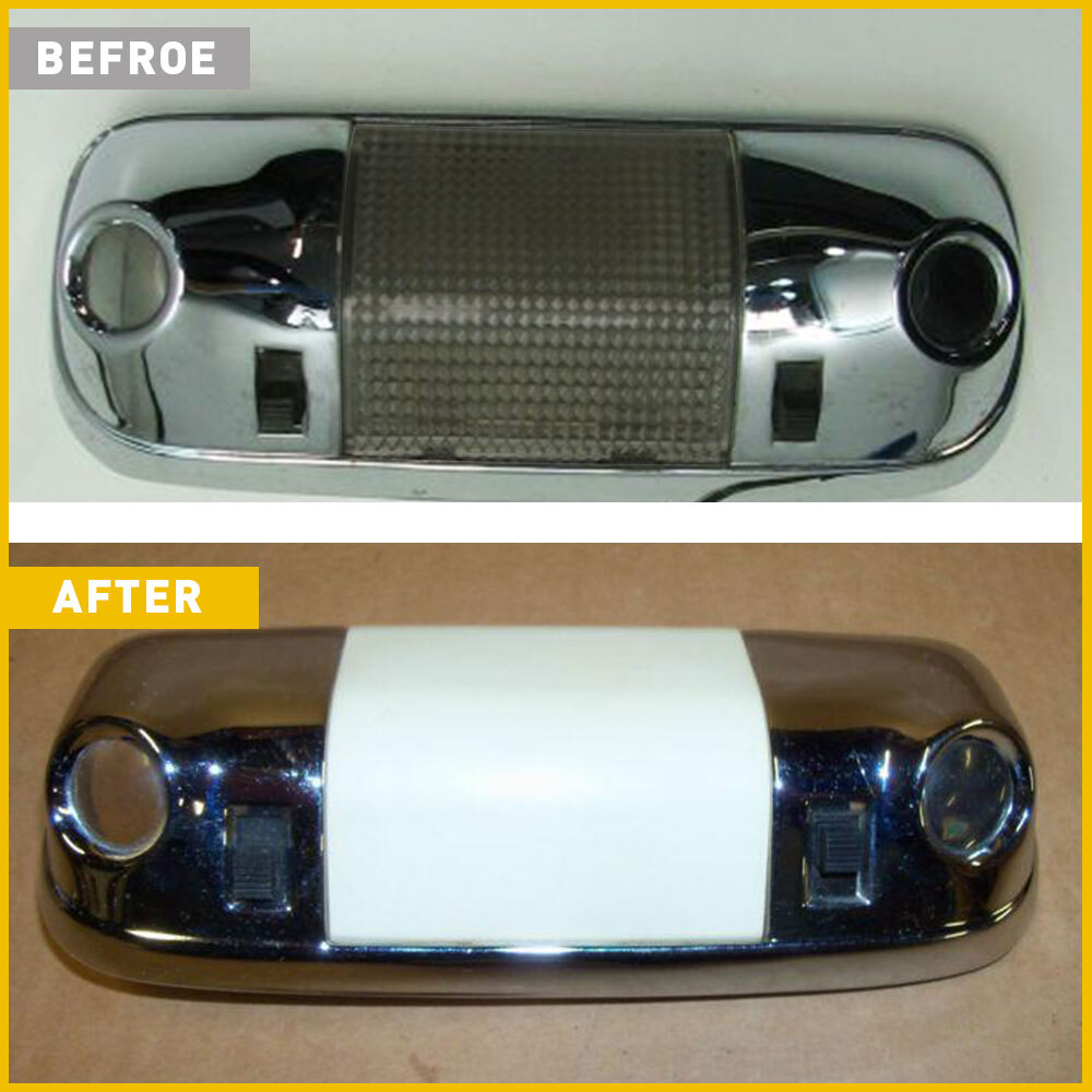 LED Light Interior White Dome for 1980-1996 Ford F150 F250 Super F350 Duty EXD