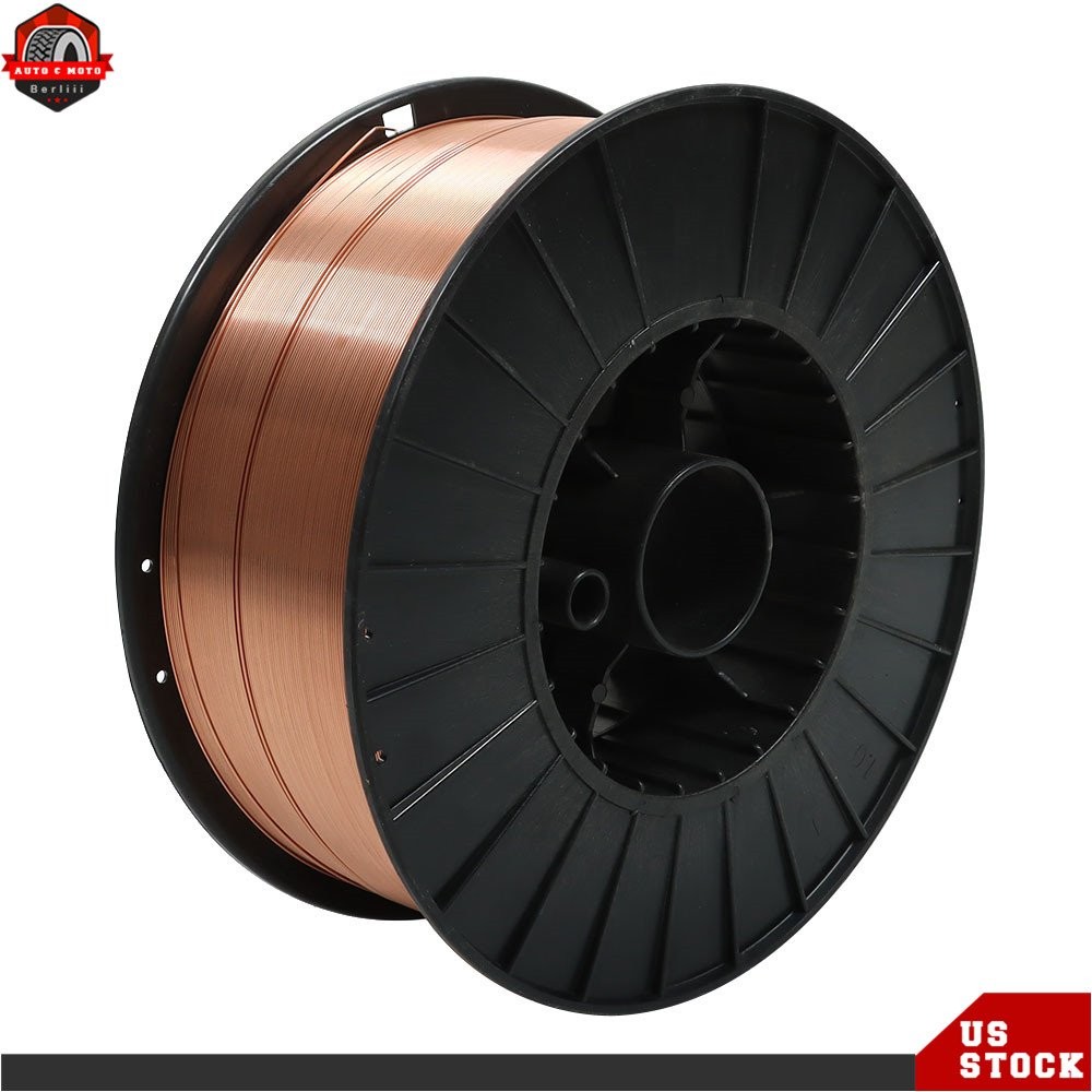 1 Roll ER70S-6 .030" (0.8 mm) Mild Steel MIG Welding Wire 44 Lbs New
