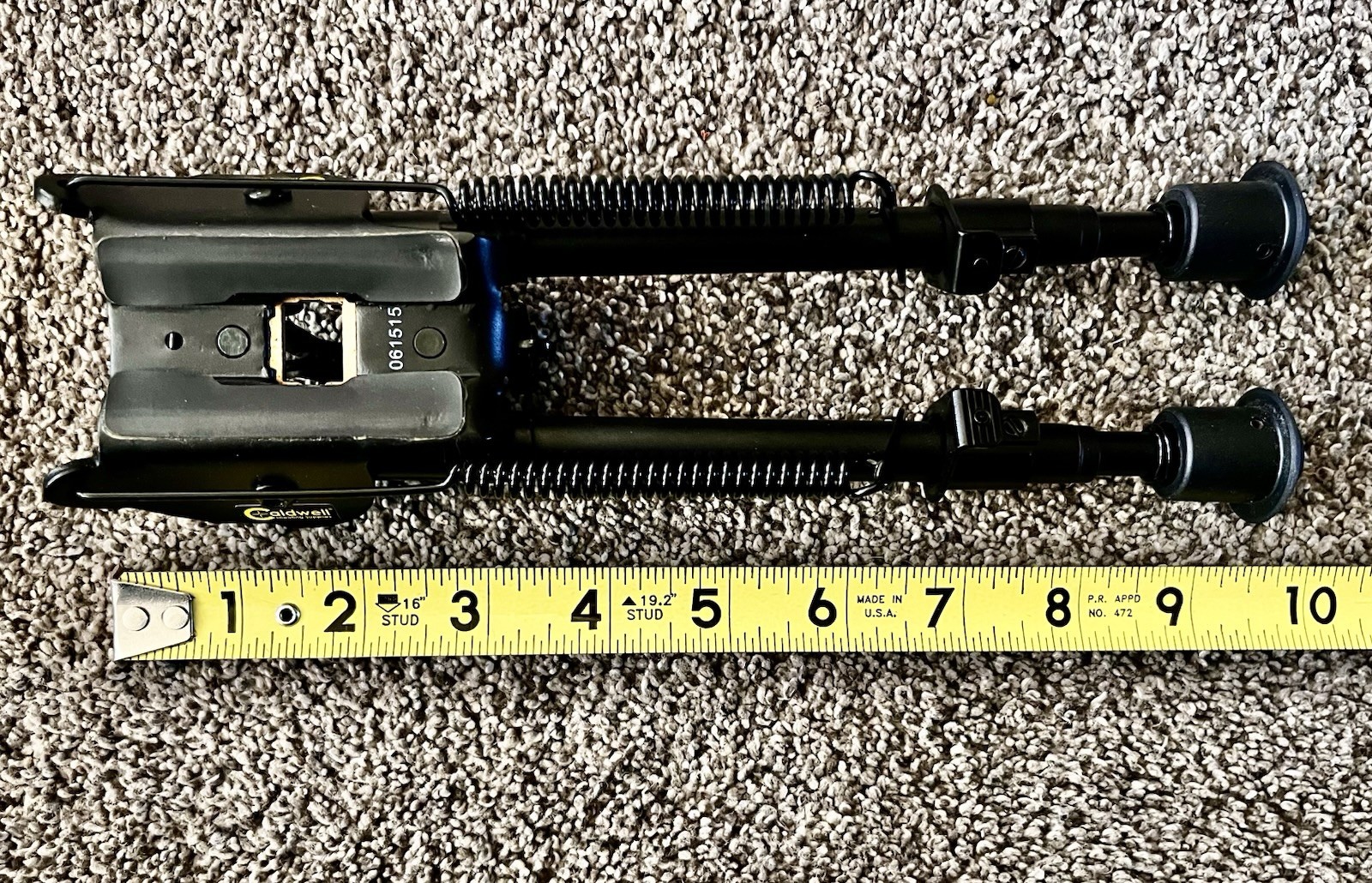 Caldwell 9"-13" Bipod, Fixed Model -Black