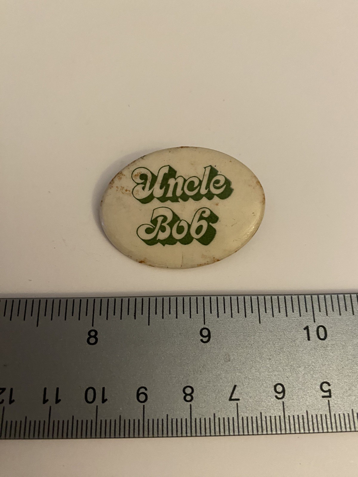 Uncle Bob Pin Back Button P105
