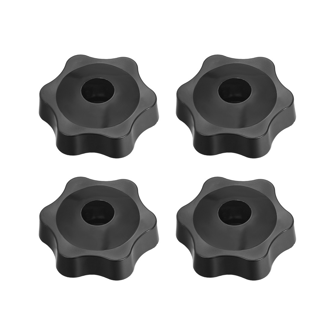 Screw locking handle handles threaded knobs M6 4 star pcs