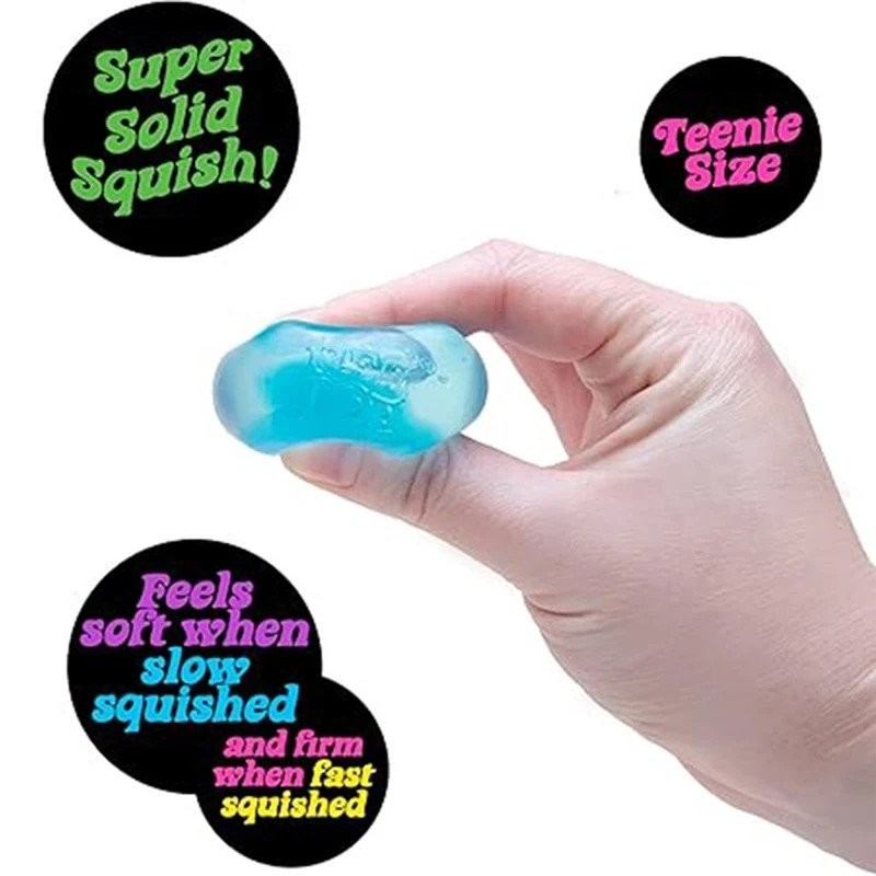 Nee Doh Nice Cube - Super Solid Squish! (Blue) - Brand New/Factory Sealed! TL