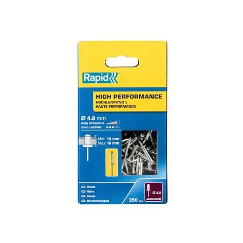 Rapid High Performance Rivets 4.8 x 20mm (Box 250) RPD5001439