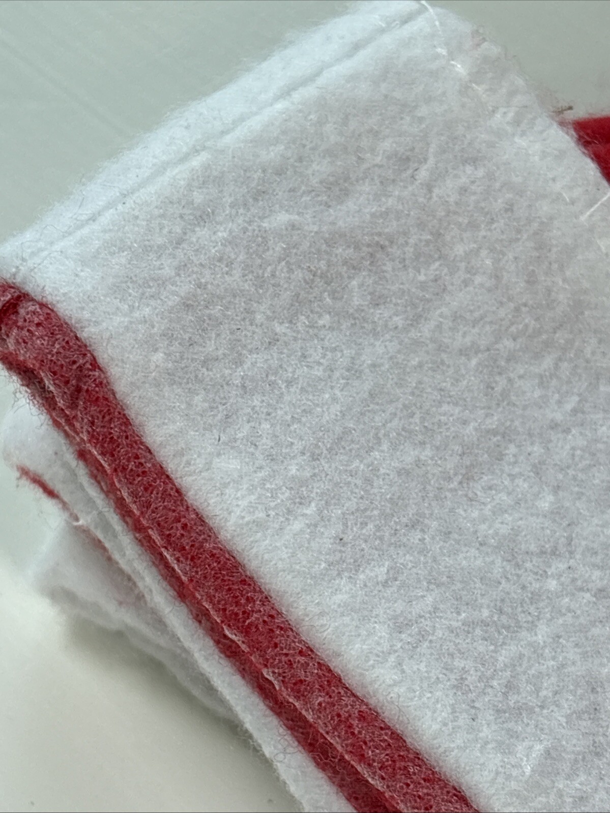 4 Holiday Time Santa Hat Size Large Red White