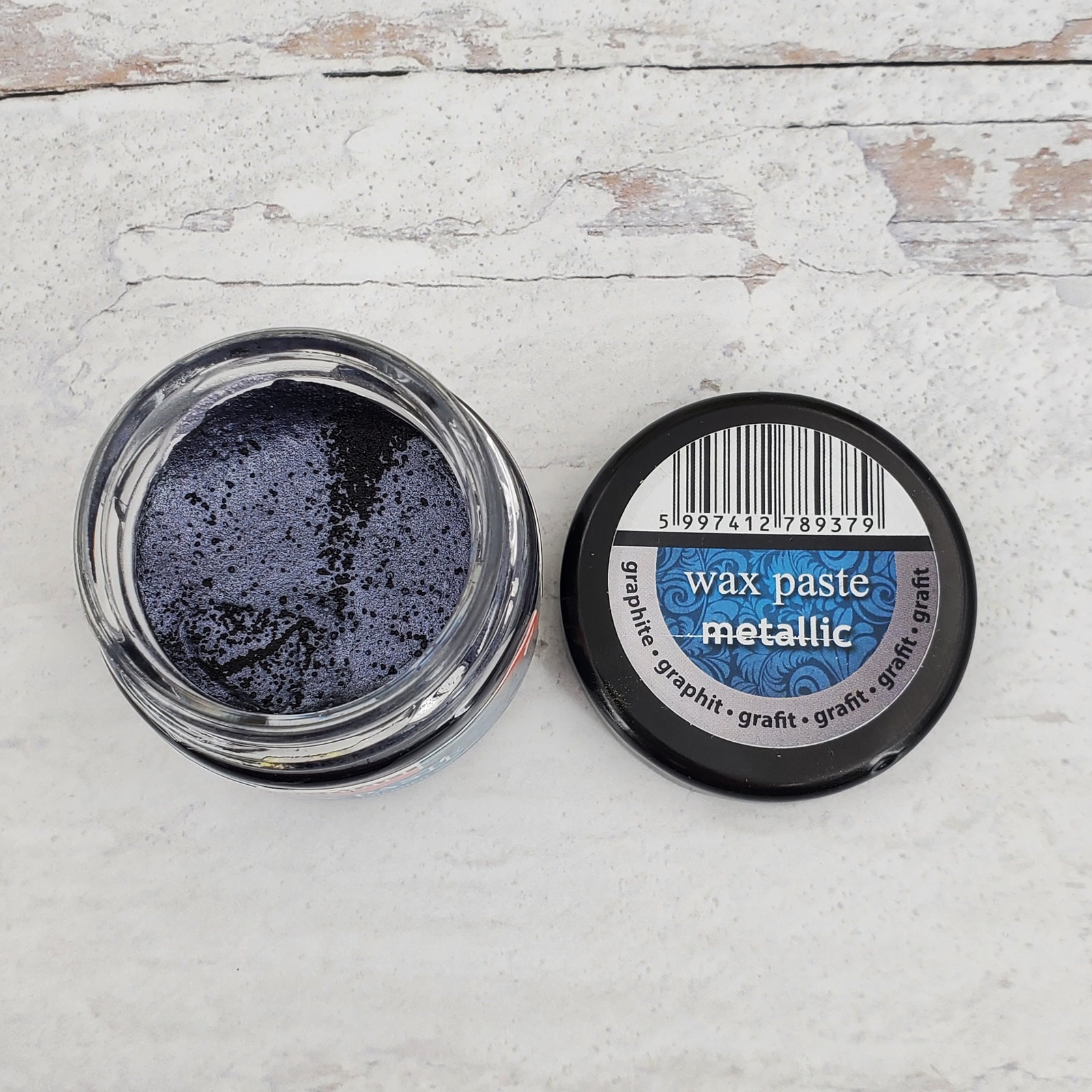 Graphite Metallic | Wax Paste| Pentart Oil Based Metallic Gilding Wax
