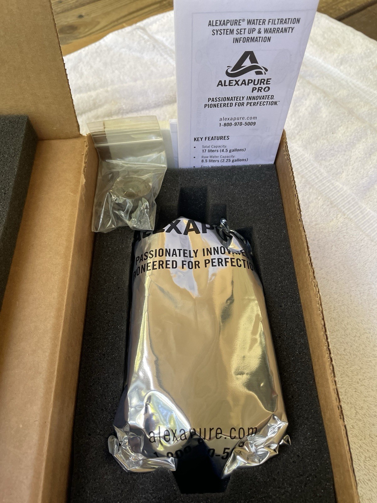 Alexapure Pro Water Filtration System Replacement Filter Model# 2387