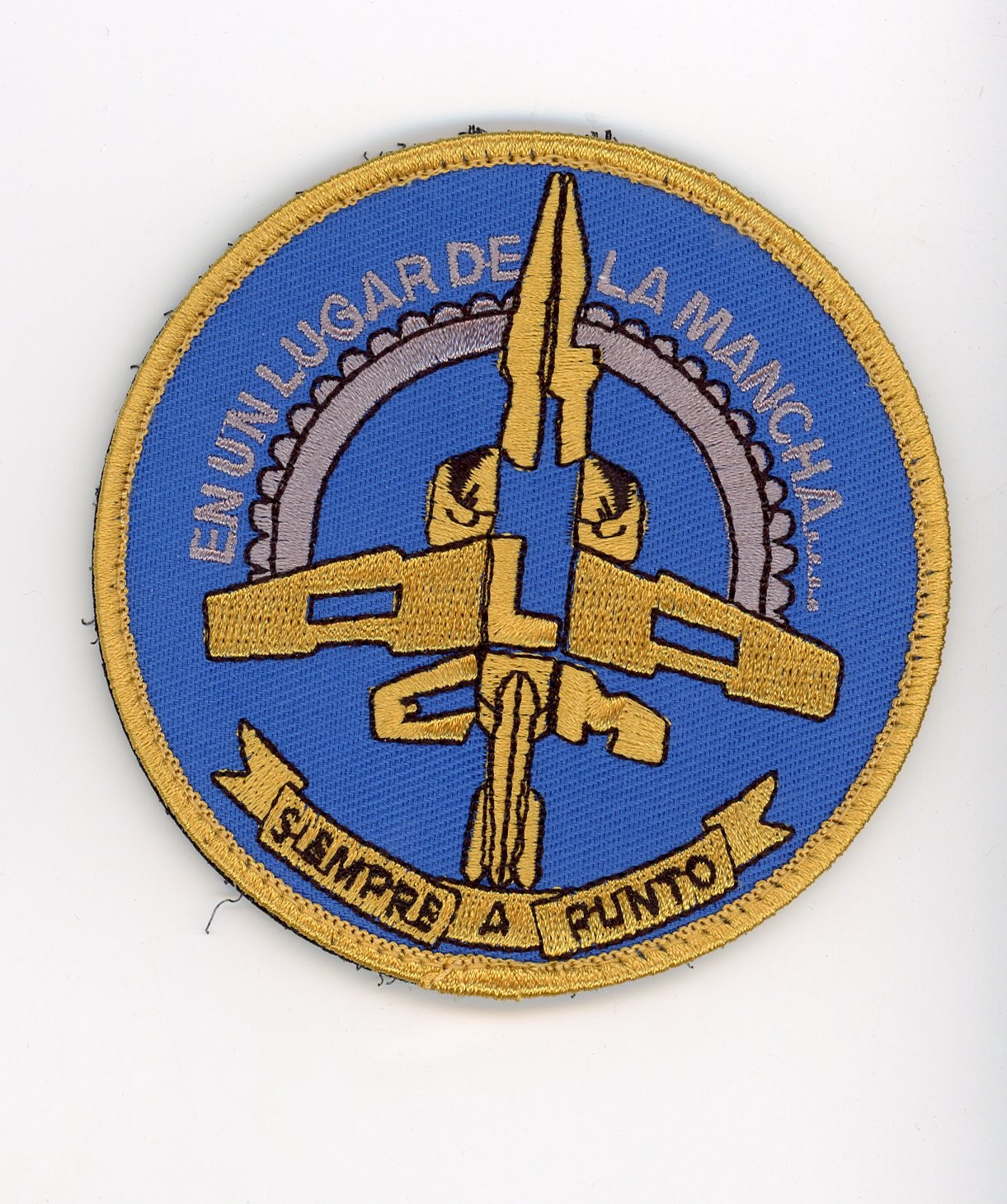 PATCH SPAIN ALBACETE AFB 14 WING  ALWAYS READY  CM  VEL BACK