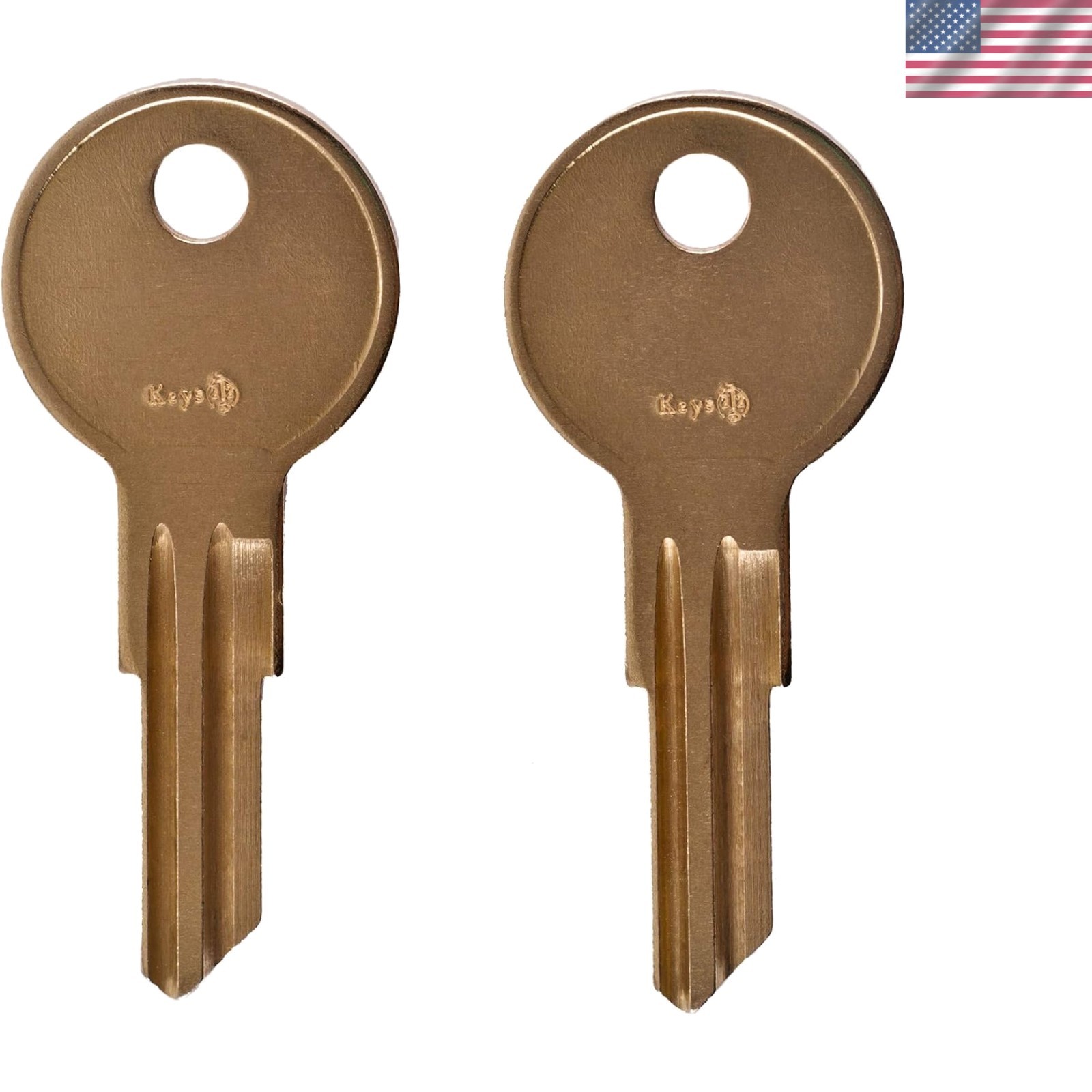Set of 2 Replacement Keys for T01/T02/T04 Husky Toolboxes - Expertly Cut