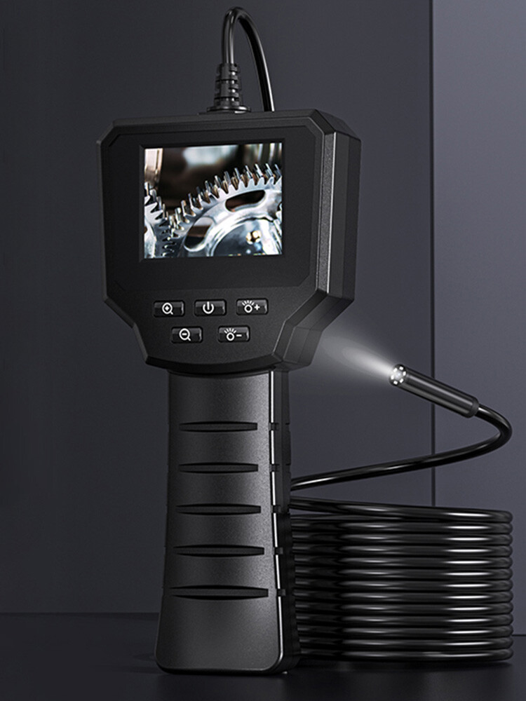 LED HD Handheld Industrial Borescope Endoscope 2.4inch Inspection Snake Camera
