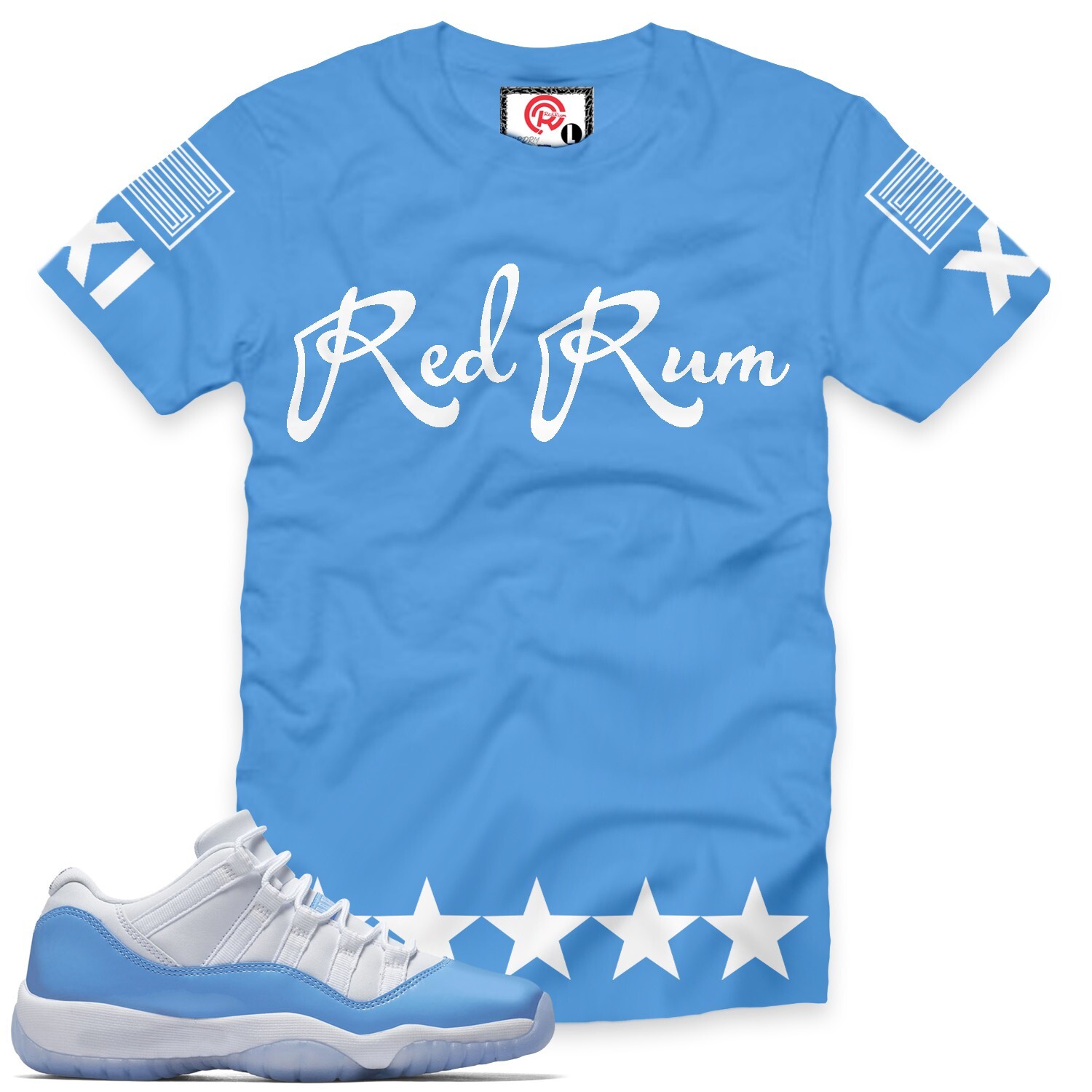 Carolina Blue 11 Redrum 23XI T-Shirt
