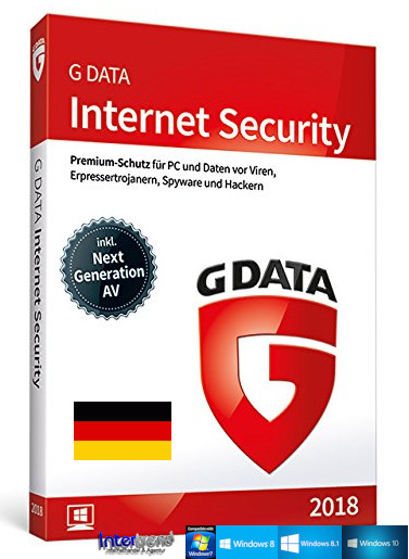 G Data Internet Security 2018 Full Version 1 PC + Manual (PDF) Download NEW