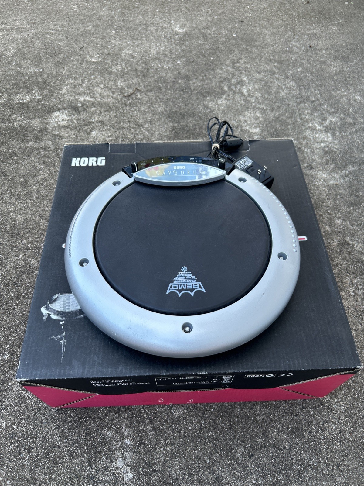 Korg WD-X Wave Drum Dynamic Percussion Synthesizer PAD MIJ w/Adapter/ Box JAPAN
