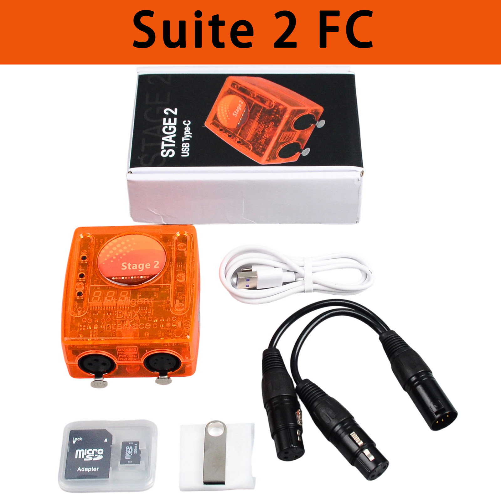 For Sunlite Suite 2 FC DMX-USD Controller DMX 1536 Channel Lightning Interface