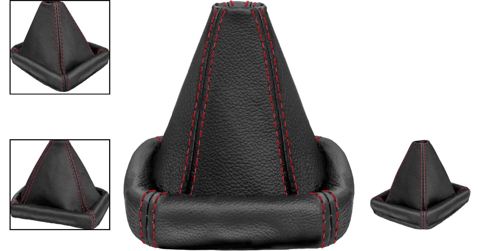 Shift Boot Cover - Genuine Leather Compatible with VW Golf 2 MK2, Passat MK3,...