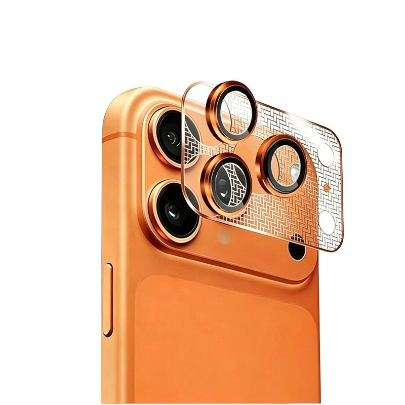 For iPhone 17 Pro Max/17 Pro Metal Camera Lens Protector Cover+Ultra-Thin Base