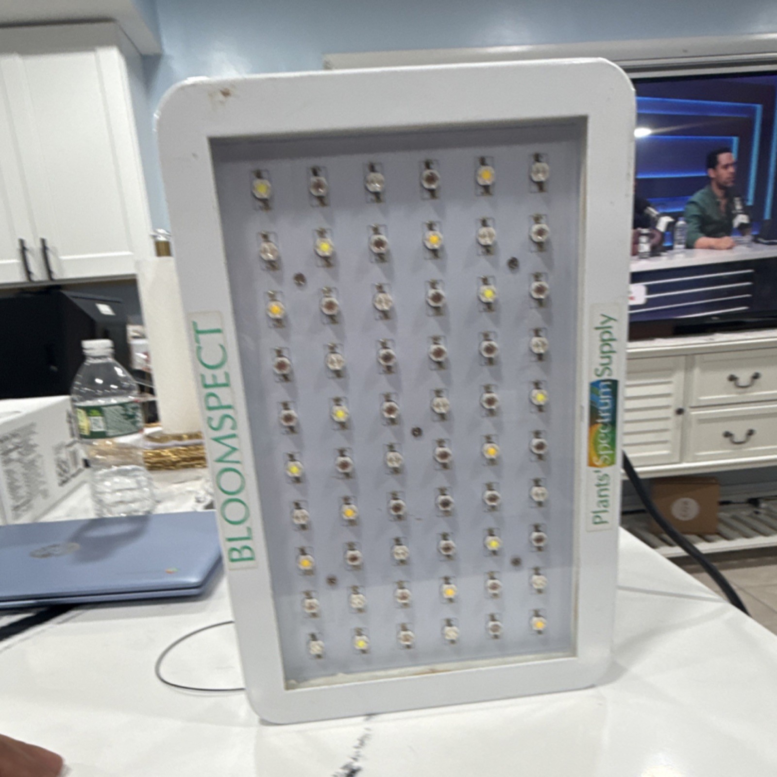 BLOOMSPECT 400W LED Grow Light HSL-400W-21 for Hydroponics White Spectrum