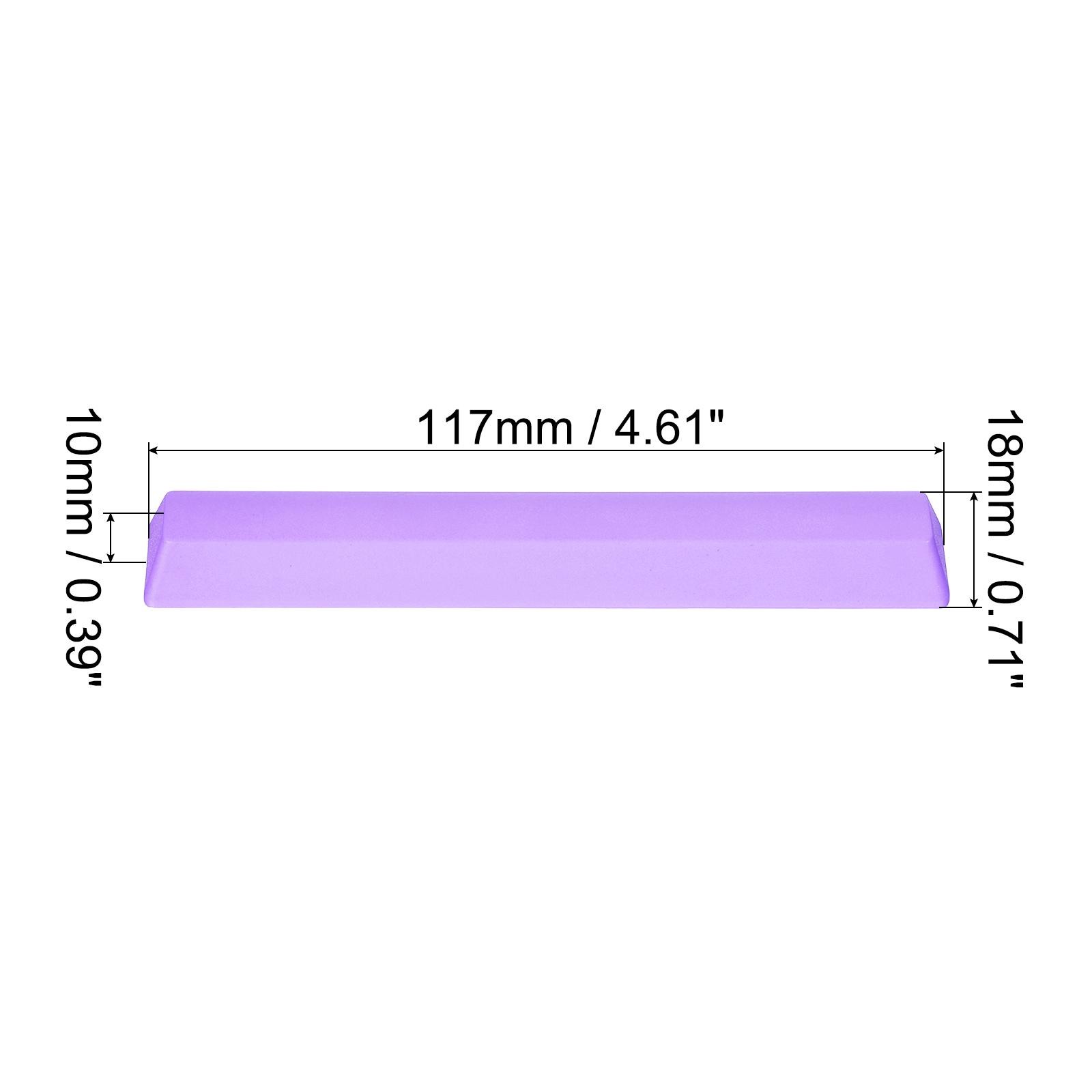 6.25u Spacebar Keycaps, MX Keyboard Replacement Universal PBT Mechanical, Purple