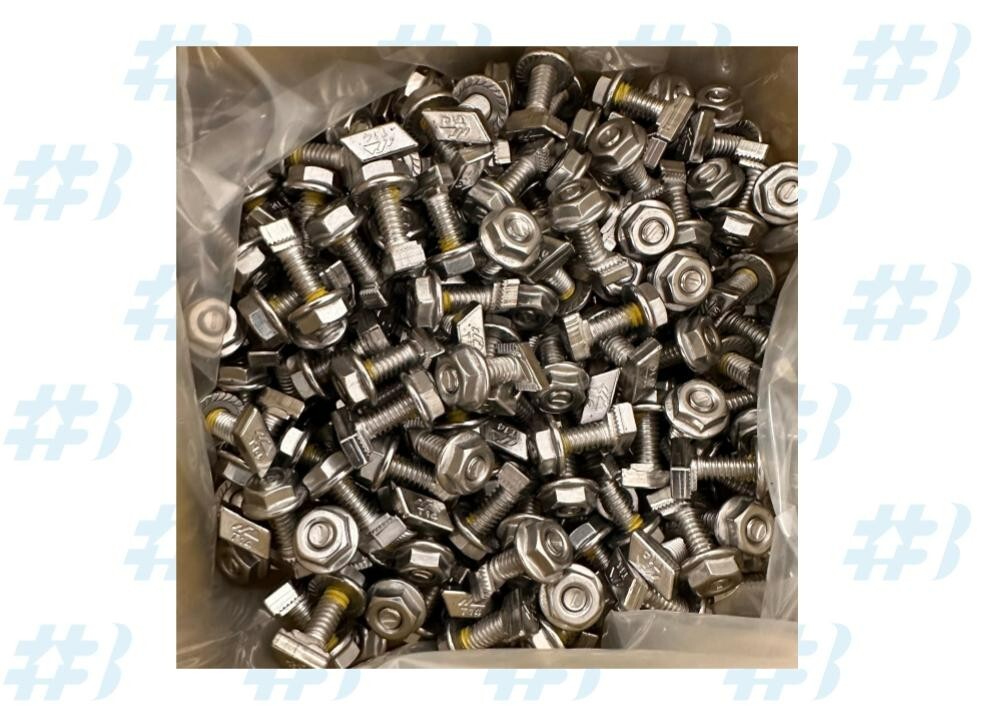 IronRidge Microinverter Bonding Hardware, T-Bolt, Quantity300/CASE, BHW-MI-01-A1